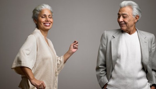 longevity dancing woman and man dancing next to one another